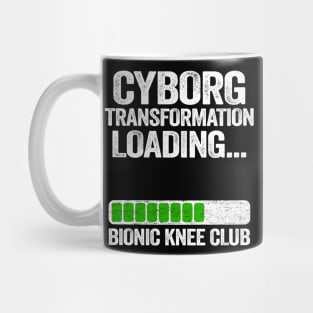 Knee Replacement Surgery Cyborg Transformation Mug